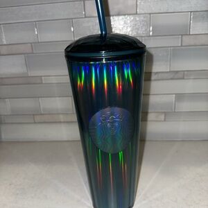 Starbucks Ocean Kaleidoscope Dome Venti Tumbler Rainbow  New Tags 24oz